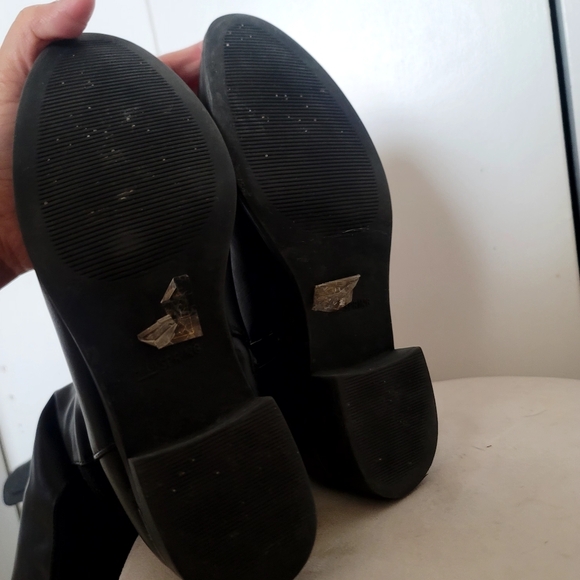 Call It Spring Knee-High Boot Faux Leather Suede Black Size 6 - Picture 11 of 12